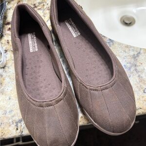 Skechers Chocolate Brown Casual Slip-Ons